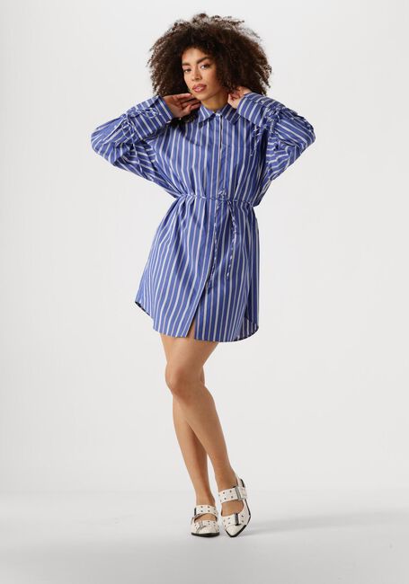 Blauwe EDITED Mini jurk DELORIS DRESS - large