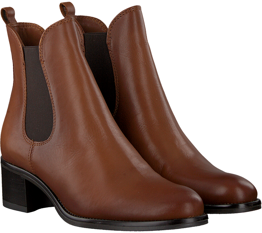womens cognac chelsea boots