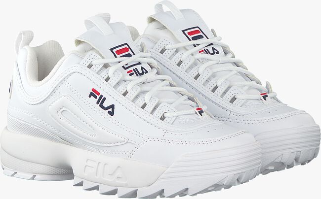 white FILA shoe DISRUPTOR S LOW WMN  - large