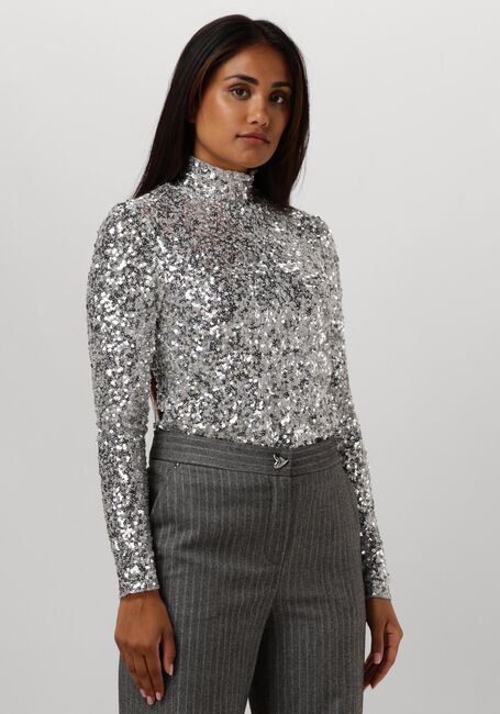 BRUUNS BAZAAR GARGET HANNI BLOUSE Hauts & T-shirts en argent - large