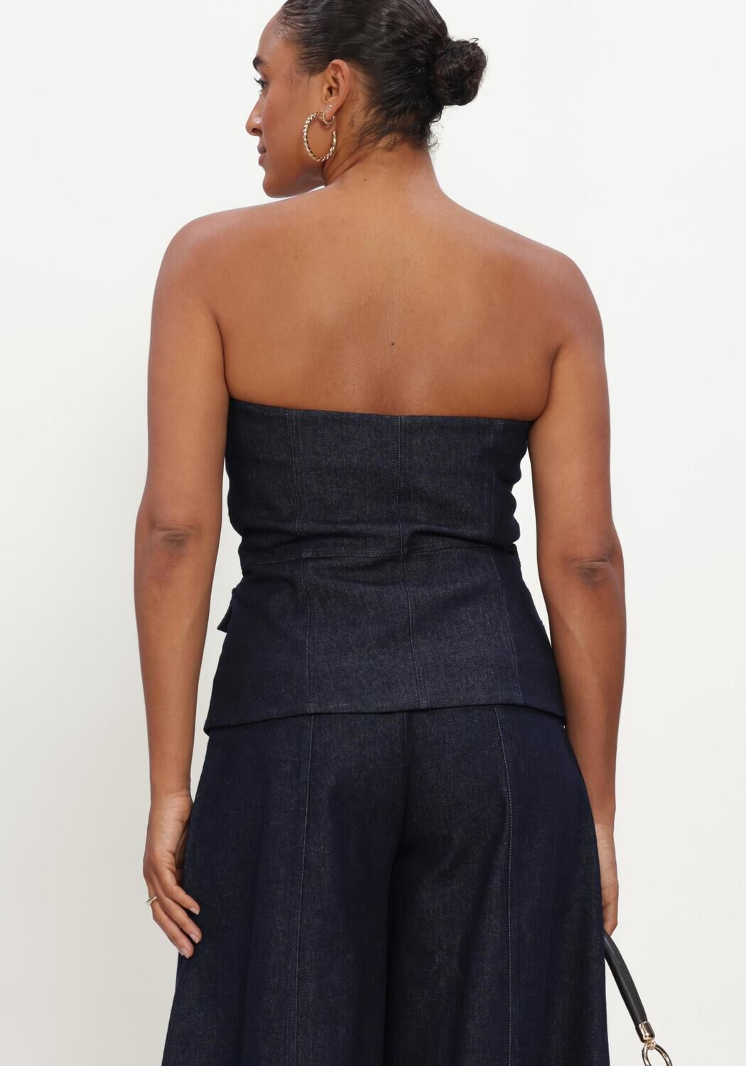 COPENHAGEN MUSE Haut CMANNAIS-CORSAGE Bleu fonc&eacute; - large