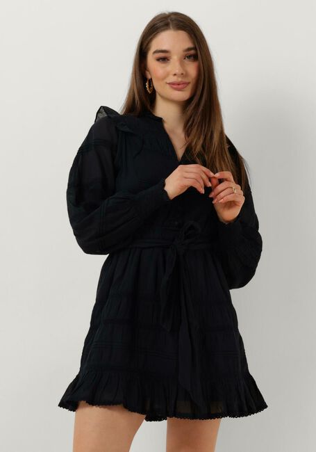 Donkerblauwe NEO NOIR Mini jurk SALLI S VOILE DRESS - large