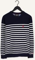 Blauwe SCOTCH & SODA Trui STRIPED CREWNECK PULLOVER Blauwe SCOTCH & SODA Trui STRIPED CREWNECK PULLOVER - medium