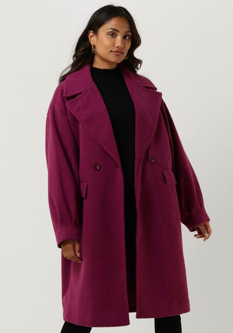 LIU JO Manteau CAPPOTTO TS.NAVETTA DIAGONALE en violet - large
