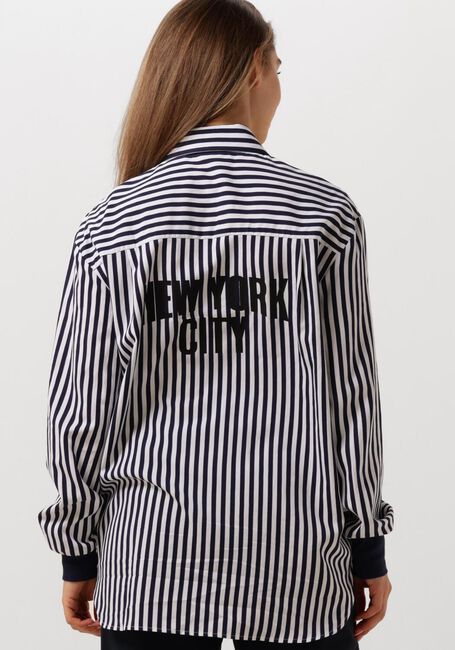 Blauwe PENN & INK  501 BLOUSE PRINT - large