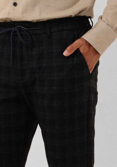 Donkerblauwe DSTREZZED Pantalon LANCASTER TAPERED - large