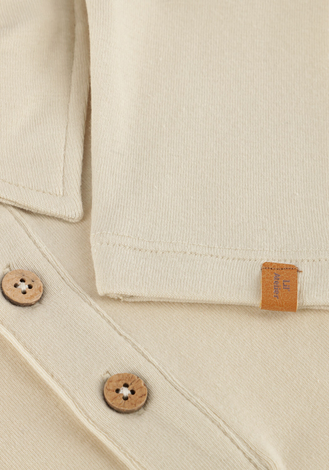 Beige LIL' ATELIER Polo NMMFUNDO LUP LS TOP LIL - large