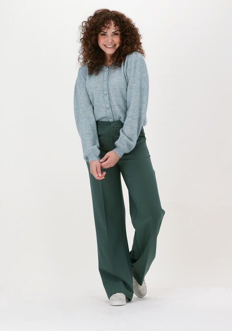 SCOTCH & SODA Pantalon large 'EDIE' TAILORED WIDE-LEG PANTS en vert - large