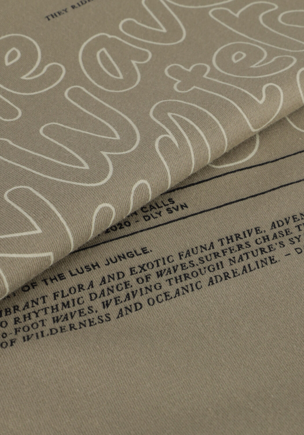 DAILY7 T-shirt T-SHIRT PRINT en beige - large