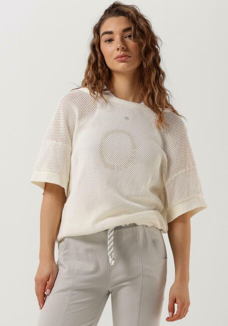 10DAYS T-shirt MESH TEE Écru - large