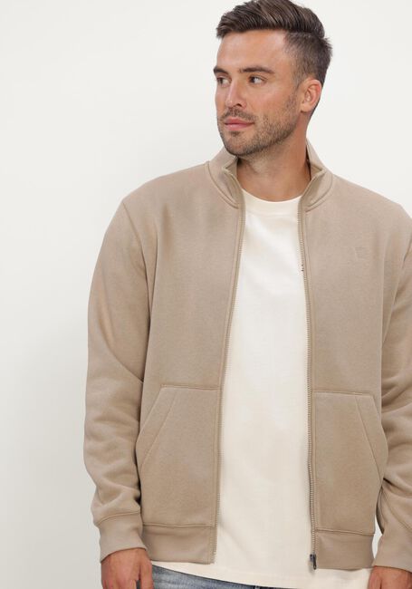 G-STAR RAW Gilet PREMIUM CORE TRACK JKT SW en beige - large