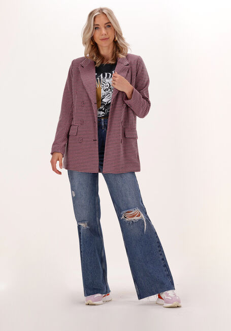 COLOURFUL REBEL T-shirt PARADISE TIGER ACID WASH BOXY TEE Gris foncé - large