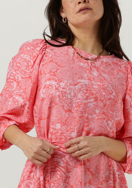 MSCH COPENHAGEN Robe midi DIVINA LADONNA 3/4 DRESS AOP en rose - large