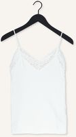 SELECTED WOMEN Haut SLFMIO RIB LACE SINGLET B - NO en blanc SELECTED WOMEN Haut SLFMIO RIB LACE SINGLET B - NO en blanc - medium
