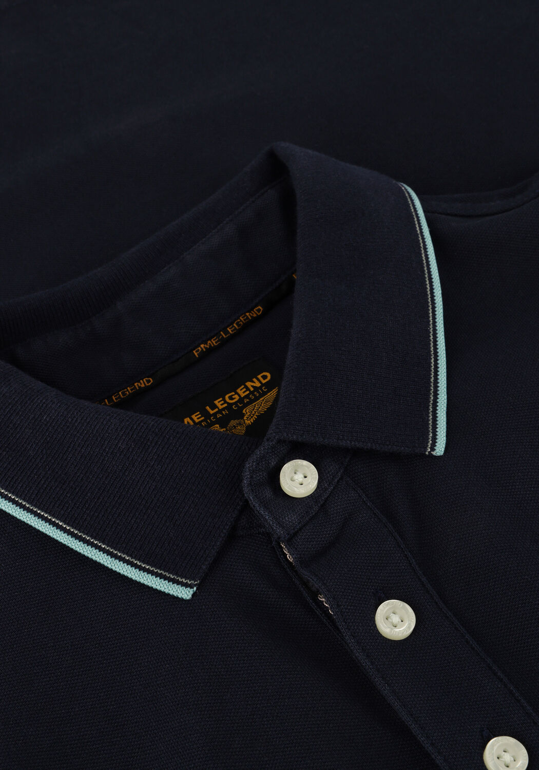 PME LEGEND Polo STRETCH PIQUE PACKAGE Bleu fonc&eacute; - large