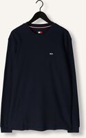 TOMMY JEANS Pull TJM REG WAFFLE L/S TEE Bleu foncé TOMMY JEANS Pull TJM REG WAFFLE L/S TEE Bleu foncé - medium