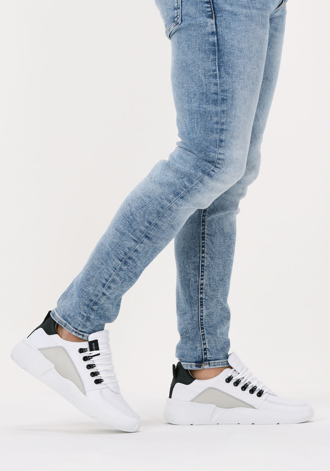 Witte NUBIKK Sneakers ROQUE ROMAN MEN - large