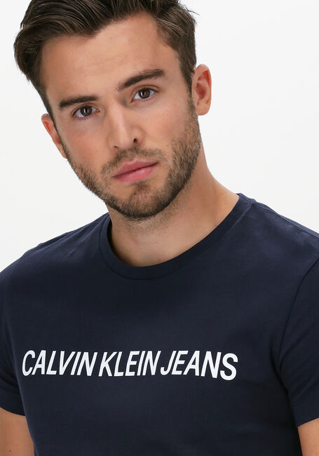 CALVIN KLEIN T-shirt INSTITUTIONAL L en bleu - large