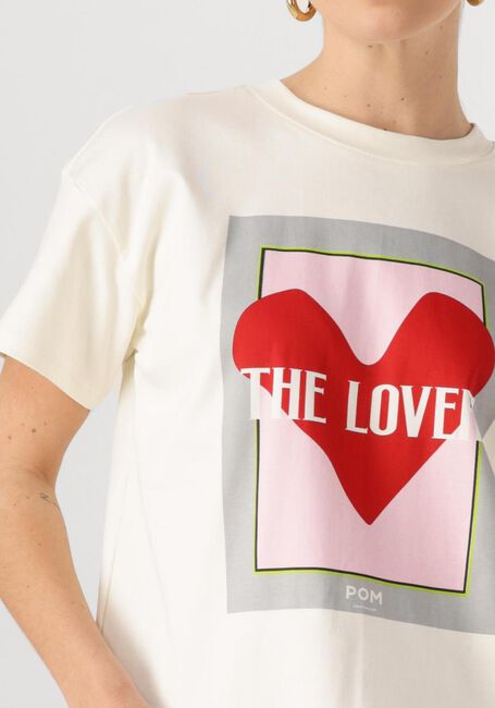 Witte POM AMSTERDAM T-shirt THE LOVER - large