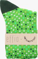 EFFIO Chaussettes POINTS en vert - medium