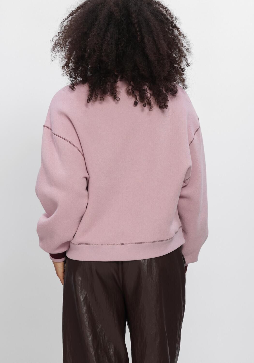 Lichtroze SUMMUM Sweater SOFT BALLOON SWEATSHIRT - large