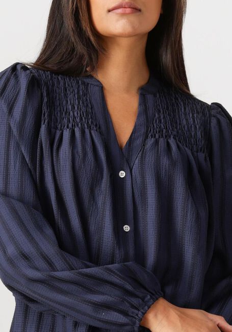 Donkerblauwe CO'COUTURE  LULU SMOCK V-SHIRT - large