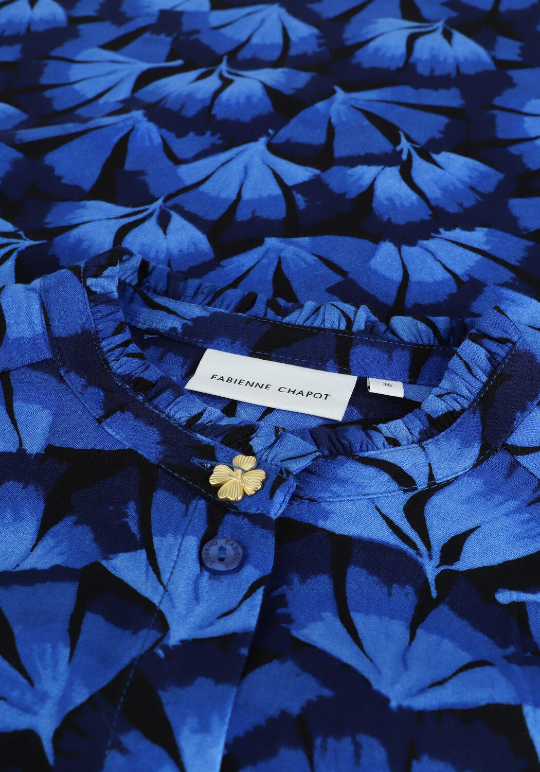 Donkerblauwe FABIENNE CHAPOT  GARDEN BLOUSE - large
