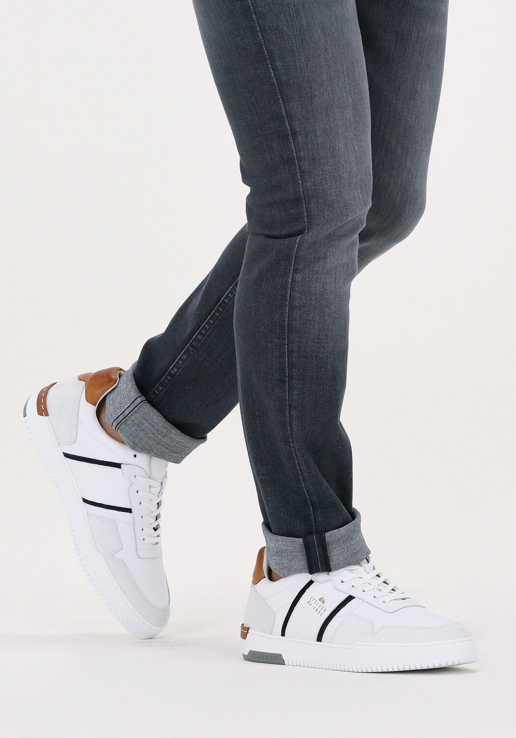 CYCLEUR DE LUXE Baskets basses VELODROME en blanc - large