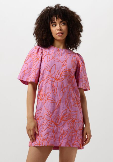 Paarse Y.A.S. Mini jurk YASCONEA SS DRESS NEW - large