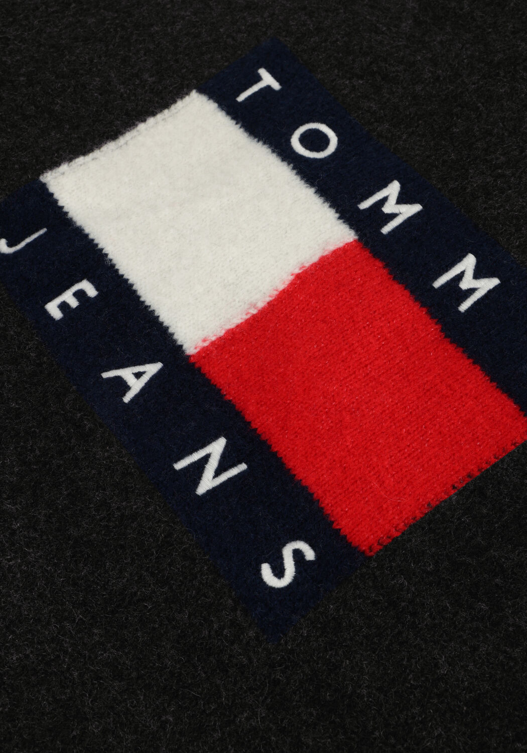 TOMMY JEANS Pull TJW MELANGE FLAG SWEATER en noir - large