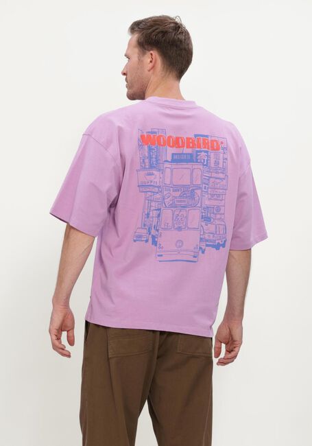 WOODBIRD T-shirt WBBEAM TRAM TEE Lilas - large
