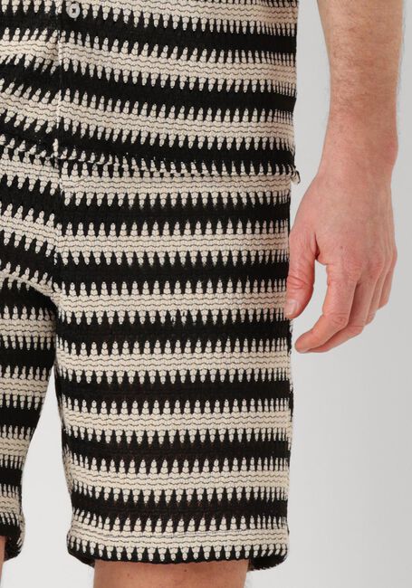 ANERKJENDT Pantalon courte AKJAN STRUC STRIPE SHORTS Écru - large