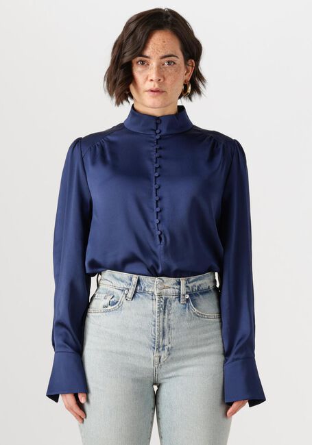 Donkerblauwe BRUUNS BAZAAR  BBCHATRINE BLOUSE - large