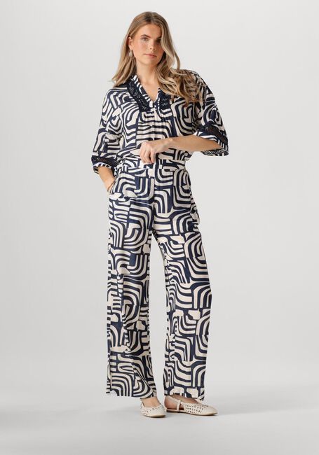 NUKUS Haut NINA TOP Bleu foncé - large