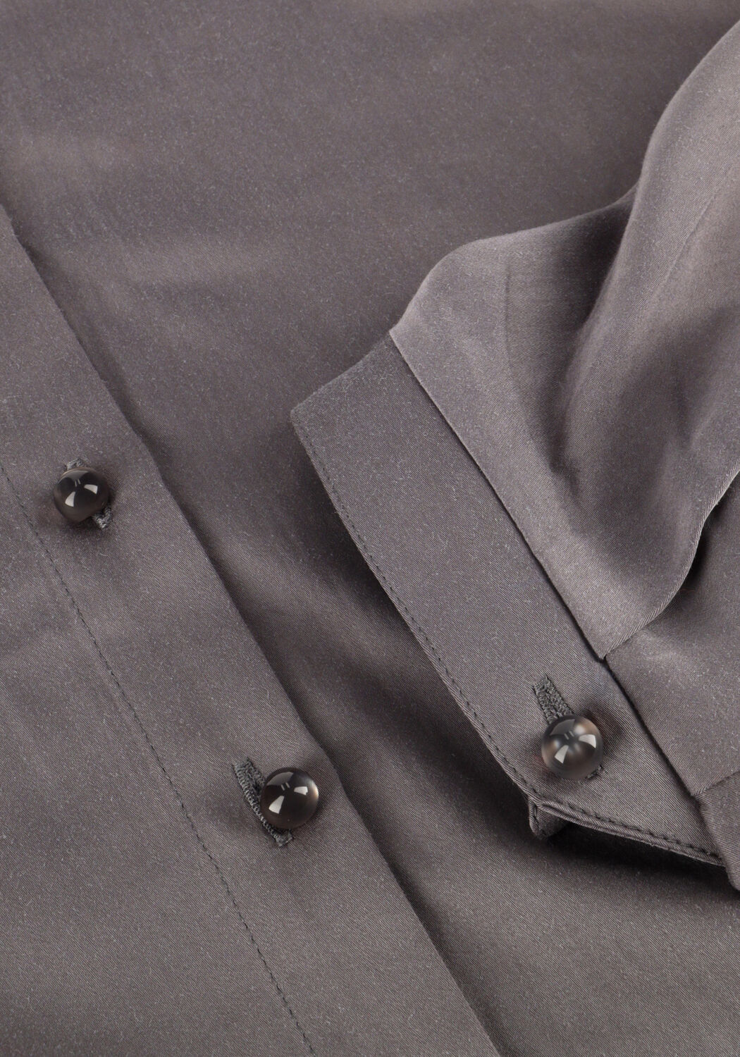 Grijze ANOTHER LABEL  ESILIA SHIRT L/S - large