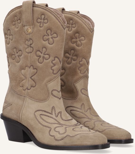 Beige FABIENNE CHAPOT  JOLLY MID HIGH EMBROIDERY BOOT Beige FABIENNE CHAPOT  JOLLY MID HIGH EMBROIDERY BOOT - large