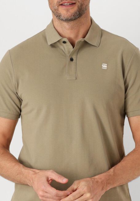 G-STAR RAW Polo DUNDA SLIM POLO S\S Kaki - large