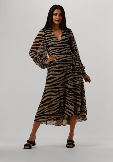 BRUUNS BAZAAR Robe midi PHLOX NORA DRESS en beige - large