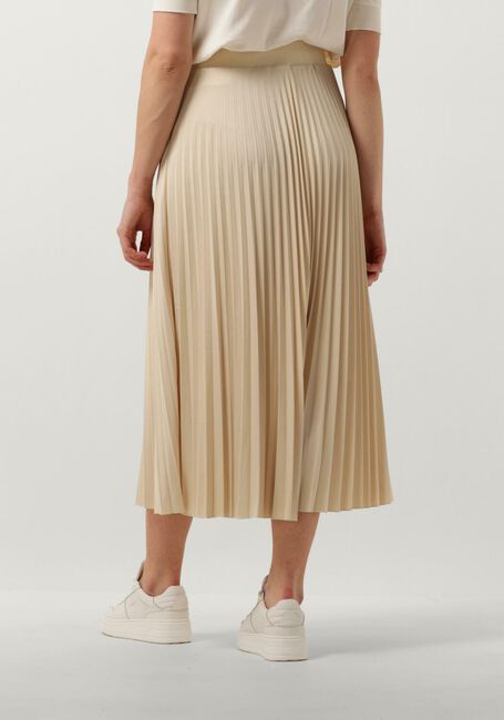 SIMPLE Jupe midi WV-SAT-PLSS-24-1 en beige - large