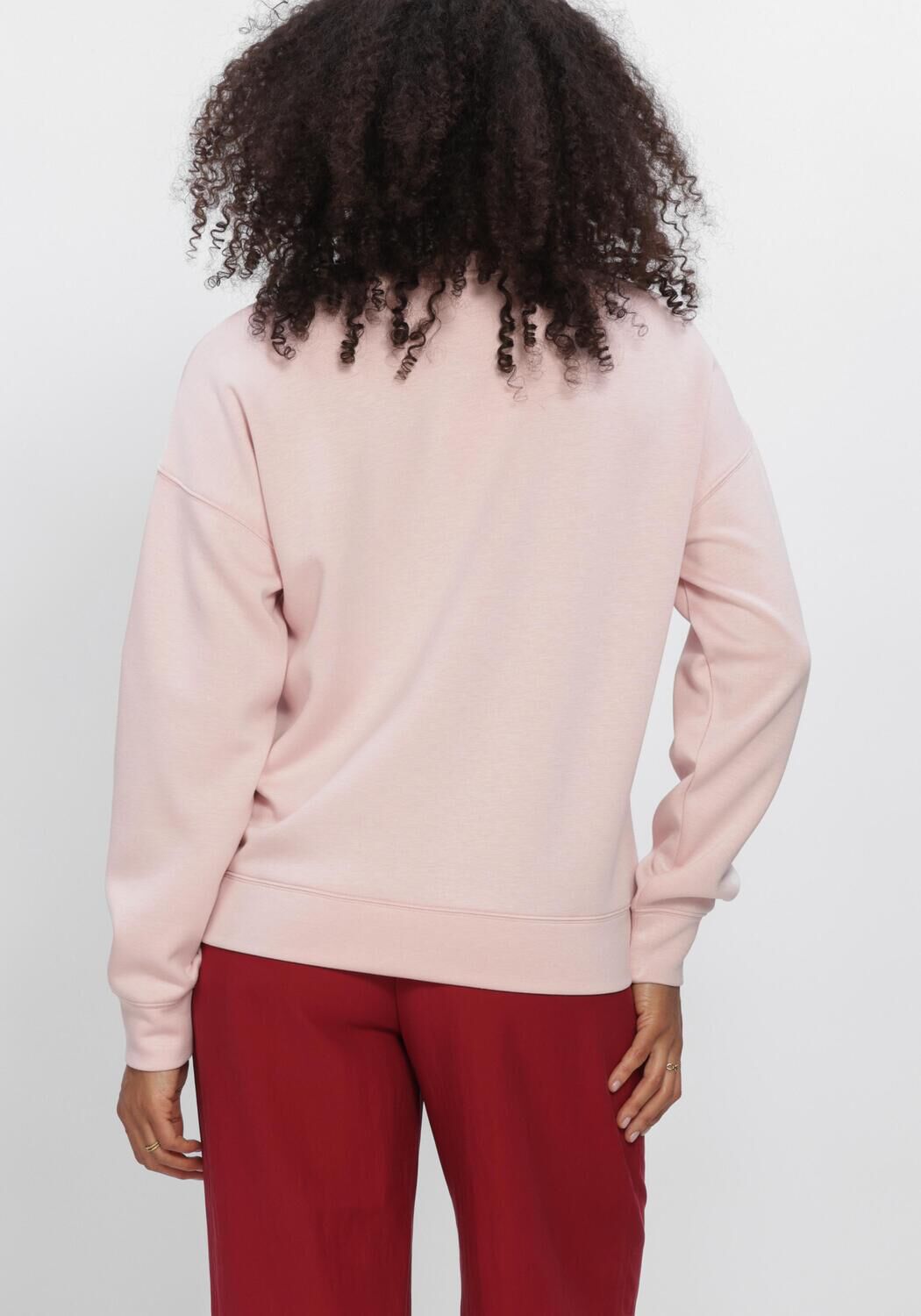 Lichtroze MSCH COPENHAGEN Sweater MSCHIMA Q SWEATSHIRT - large