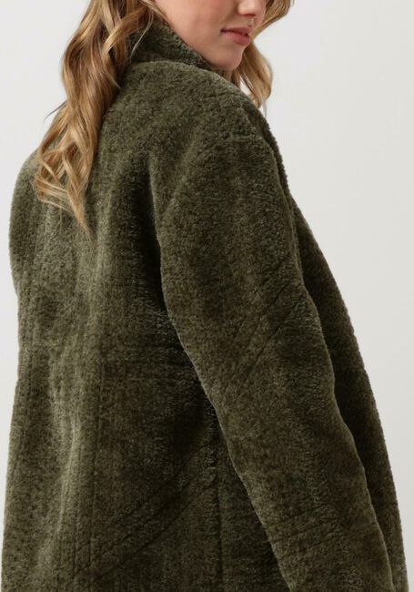 ANOTHER LABEL Manteau Teddy AVA JACKET en vert - large