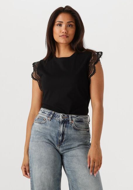 AAIKO T-shirt CORA FANCY CO 144 en noir - large