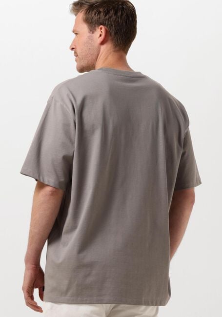 SCOTCH & SODA T-shirt 3 CROSSES LOOSE FIT CHEST POCKET T-SHIRT en gris - large