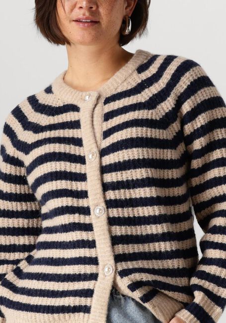 Donkerblauwe LOLLYS LAUNDRY Vest NOVALI CARDIGAN LS - large