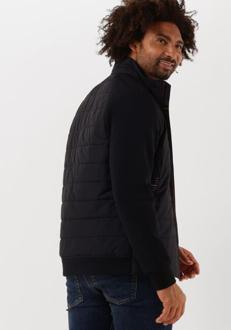 PS PAUL SMITH Veste matelassé MENS MIXED MEDIA JACKET Bleu foncé - large