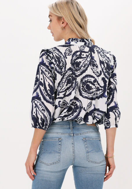 Zwarte DEA KUDIBAL  LINE NS (CO) BLOUSE WITH RUFFLES - large