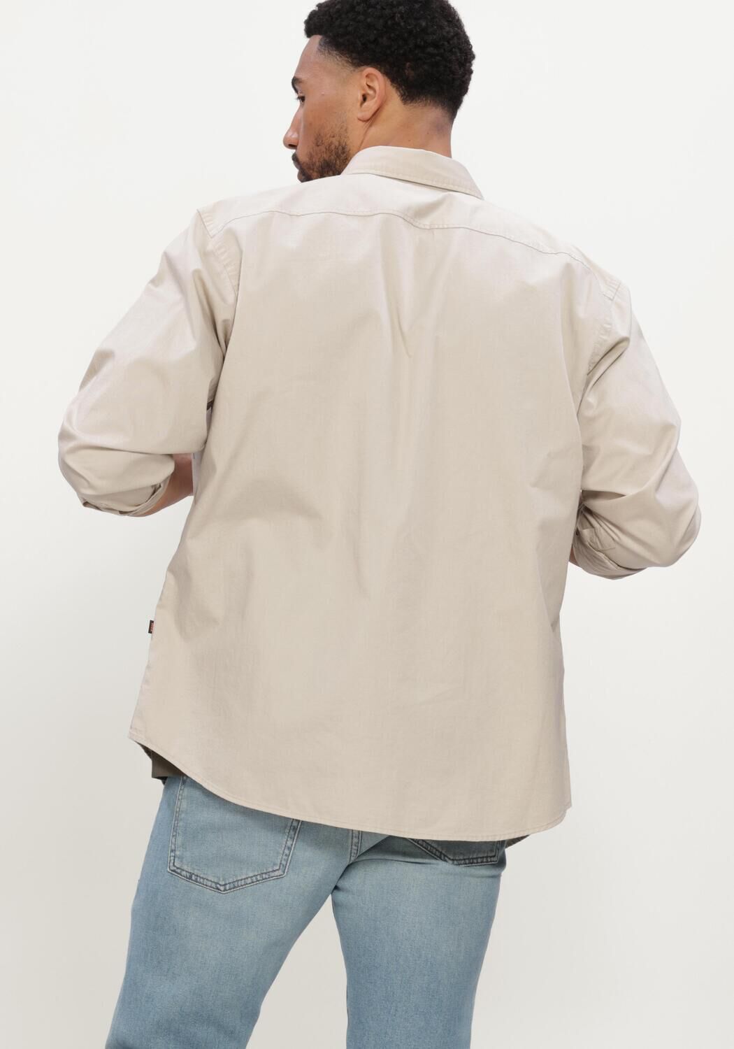 BOSS ORANGE Chemise d&eacute;contract&eacute; RICOPLUS_M en beige - large