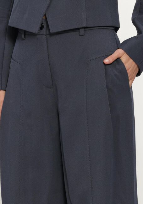 Blauwe MSCH COPENHAGEN Wijde broek MSCHLAURETTA HW PANTS - large