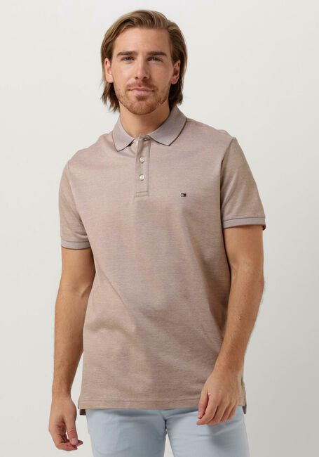 TOMMY HILFIGER Polo OXFORD LOGO COLLAR REG POLO Kaki - large