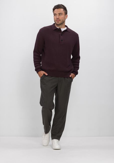 Bordeaux BUTCHER OF BLUE Polo GALWAY POLO LS - large